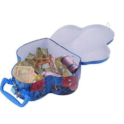 Stylish Print Metal Coin Bank Box