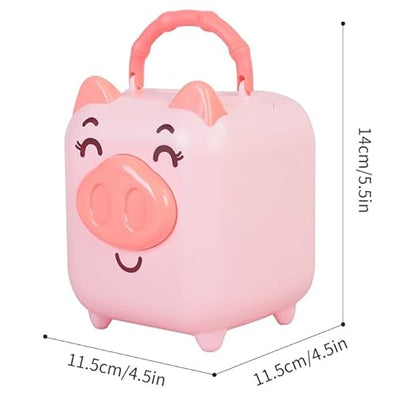 Peppa Pig Piggy bank with Lock and Key |Money banks for Kids| Gullaq Coin Bank  (Multicolor)