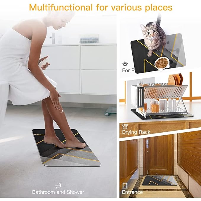 NEW SQUARE BATHROOM MAT