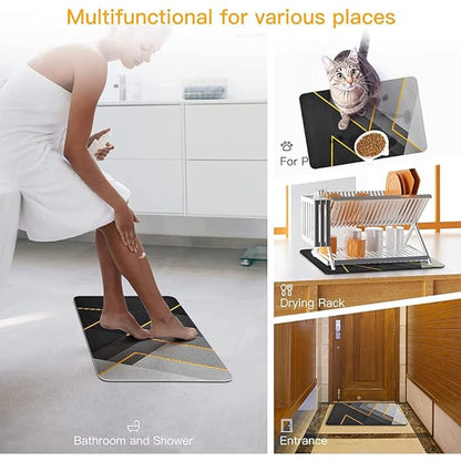 NEW SQUARE BATHROOM MAT