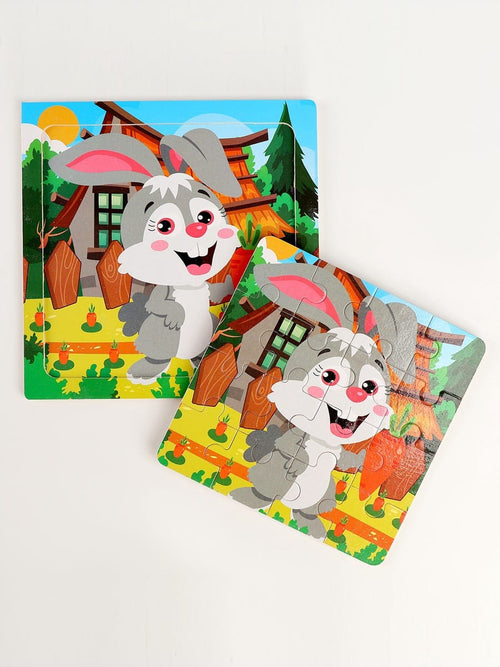 Small Animal Puzzle, Eco-Friendly Wood, Educational Toys, Learning Fun