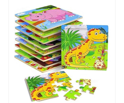 Small Animal Puzzle, Eco-Friendly Wood, Educational Toys, Learning Fun