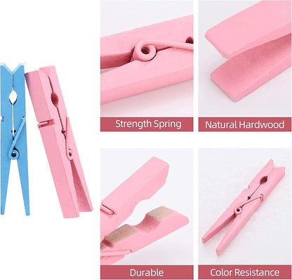 40PCS Colorful Clips, Mini Colorful Clips, Clothespins, Multicolor, Multipurpose