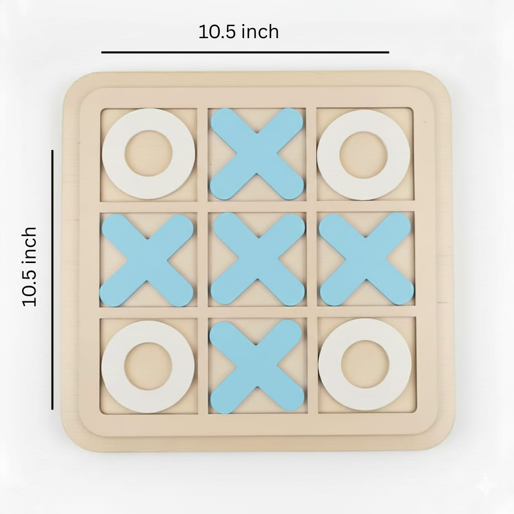 10.5” Tic Tac Toe, Brain Boost Toys, Ideal Birthday Return Gift for Kids