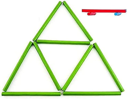 Wood Intelligent Sticks, Educational Toy Set, Learn Basic Arithmetic Operation, Brain Boosting Toy