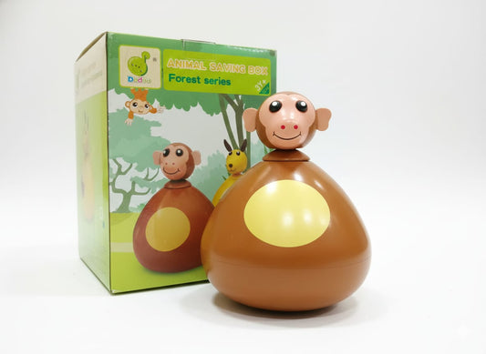 Wooden Animal Money Bank,