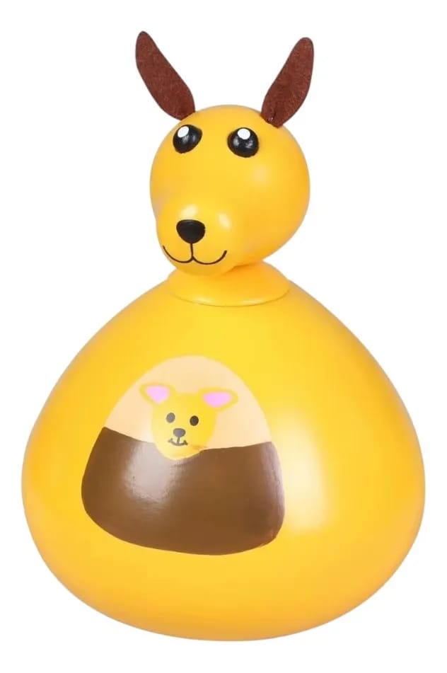 Wooden Animal Money Bank,